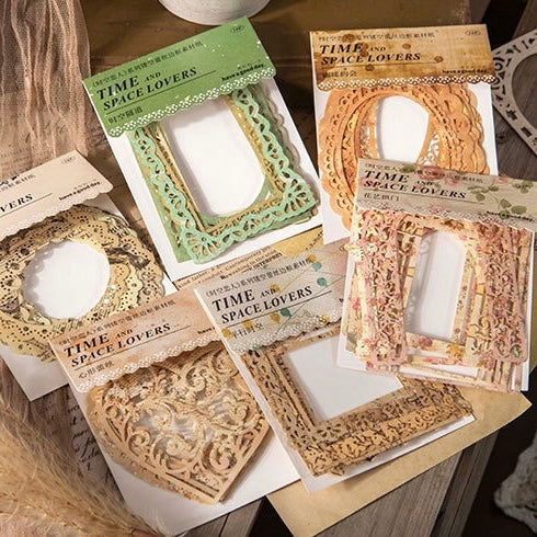 Elegant Vintage Die-cut Paper Frames 10pcs each