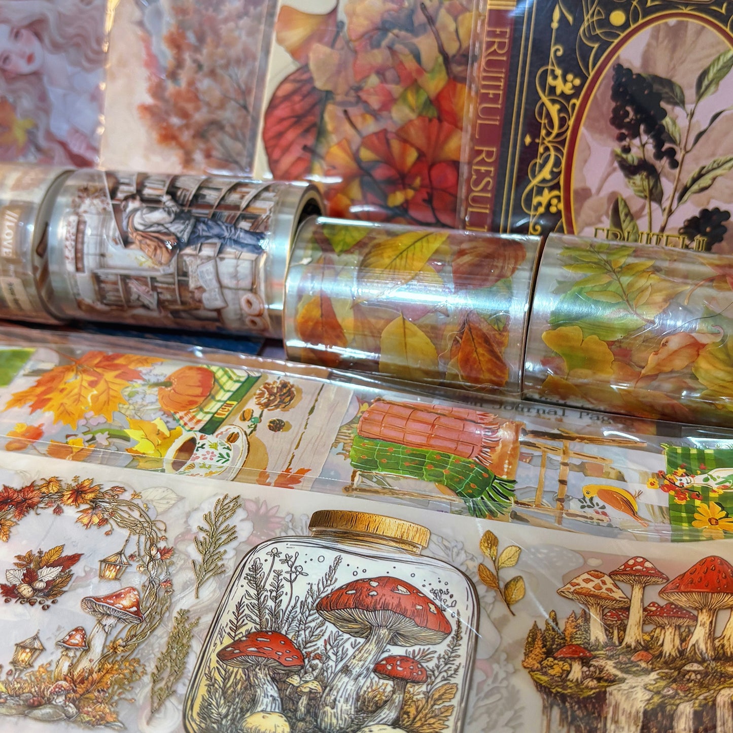 Autumn Themed Scrapbooking Supplies- Monthly Box of November 2025