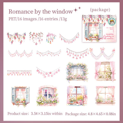 "Lights and Windows" 16pcs PET Stickers