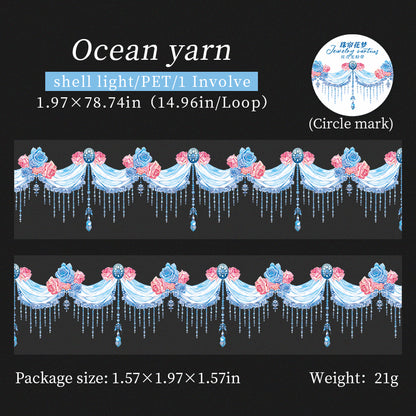 "Jewelry Curtains" Shiny PET Tapes