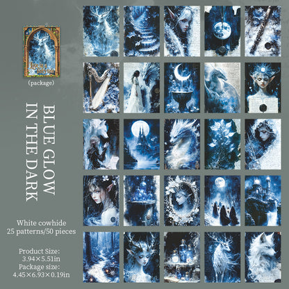 "Living in a Fairy Tale" 50 Sheets of Witchy Scrapbooking Papers