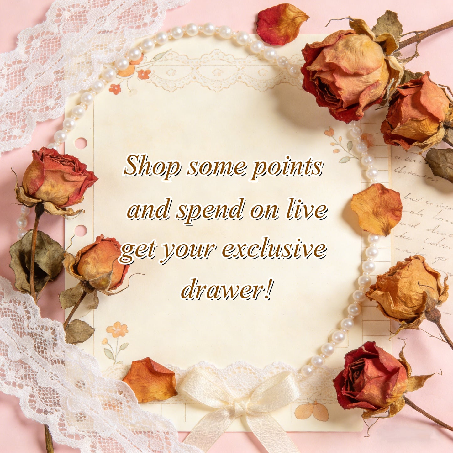 Points in A Vintage Dream- for all products in livestream