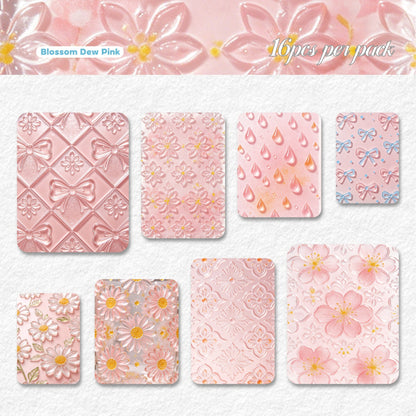 Glass-like Vellum Deco Papers for Scrapbooking 16pcs