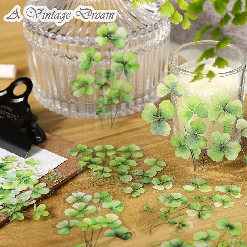 (6.Sept) 20pcs Leaf Stickers Large Sized Stickers for Scrapbooking and Decorating